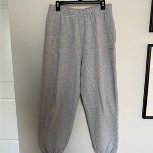 Aritzia Sweatfleece Grey Sweatpants Mega Fit